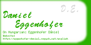 daniel eggenhofer business card